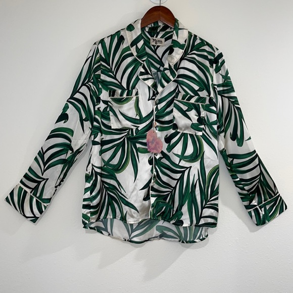 NWT Show Me Your Mumu Paige PJ ~ TOP ONLY ~ in Peruvian Palm 🌴 - Picture 3 of 14